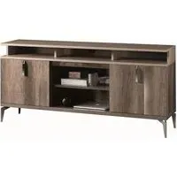 Matera 2 Door TV Unit - High Gloss, Wood Grain
