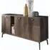 Matera 3 Door Medium Sideboard - High Gloss, Wood Grain