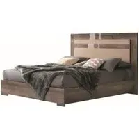 Matera Bed Frame - High Gloss, Wood Grain