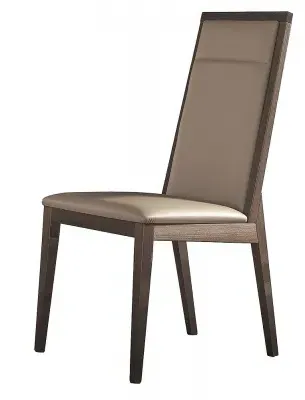 Matera Bedroom Chair - Wood Grain, Faux Leather image