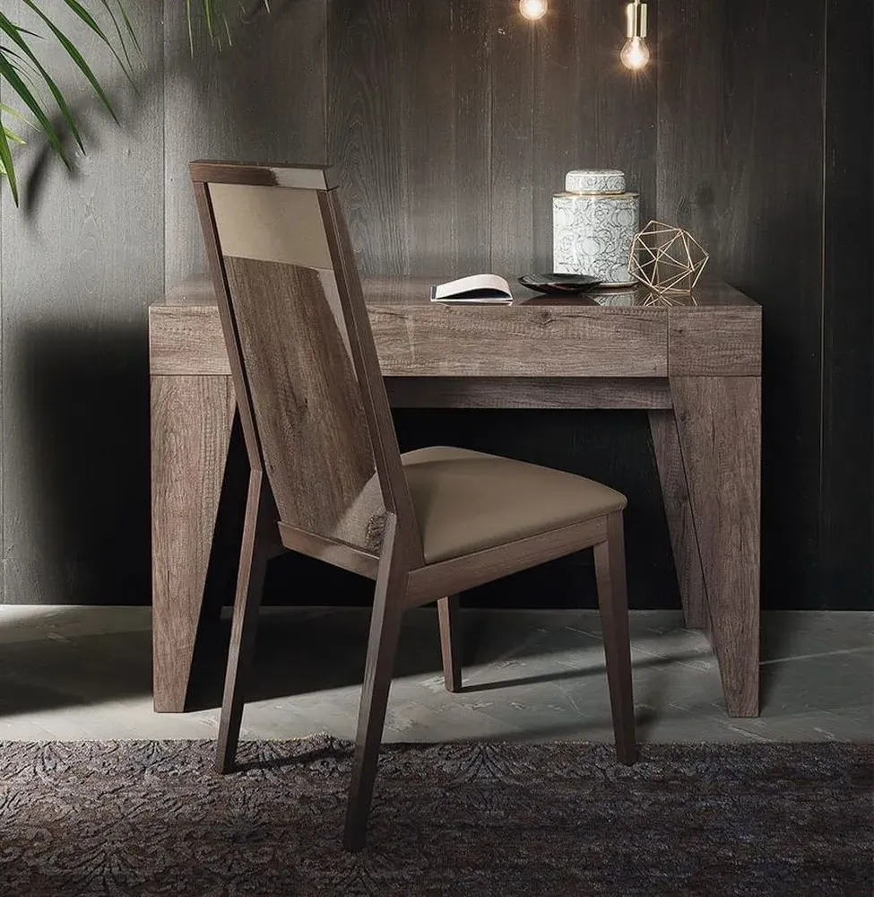 Matera Wood Grain Dressing Table - High Gloss