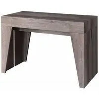 Matera Wood Grain Dressing Table - High Gloss