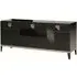 Mont Noir 165cm TV Unit - Black, High Gloss
