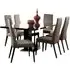 Mont Noir 8-10 Seater Extending Dining Set with Chairs - Black