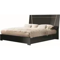 Mont Noir Bed Frame - Black, High Gloss