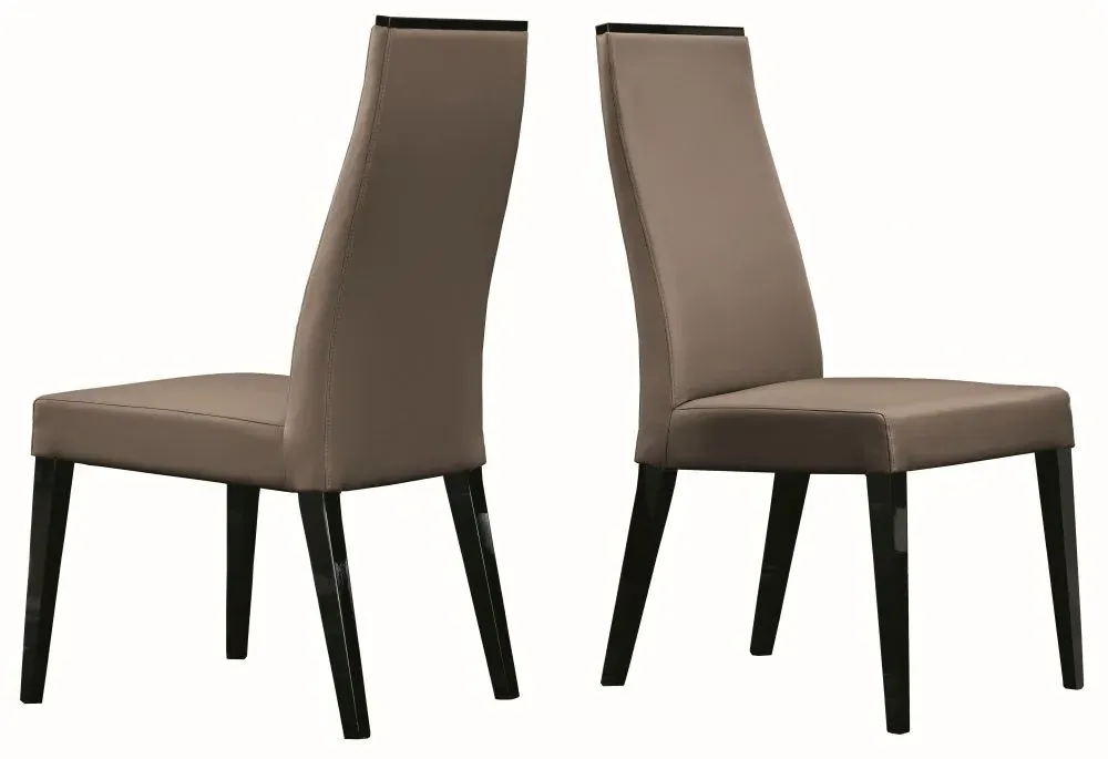 Mont Noir Dining Chair - Faux Leather