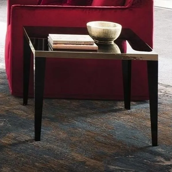 Mont Noir Lamp Table - Black, High Gloss