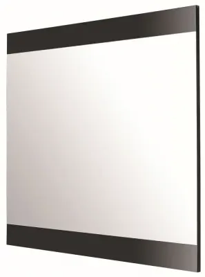 Mont Noir Wall Mirror - Black, High Gloss image