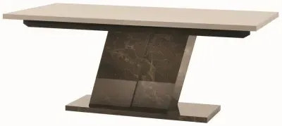 Teodora 8-10 Seater Extending Pedestal Dining Table - Elm