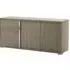 Tivoli 3 Door Sideboard with Drawers - Grey, Wood