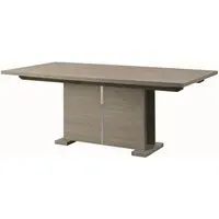 Tivoli 6-8 Seater Extending Pedestal Dining Table - Grey, Wood
