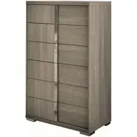 Tivoli 6 Drawer Tall Chest - Grey, Wood