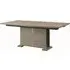 Tivoli 8-10 Seater Extending Pedestal Dining Table - Grey, Wood