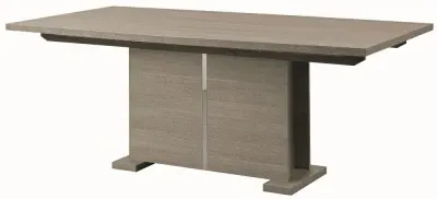 Tivoli 8-10 Seater Extending Pedestal Dining Table - Grey, Wood image