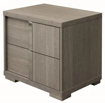 Tivoli Bedside Cabinet RHF - Grey, Wood