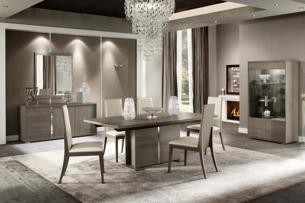 Tivoli Dining Chair - Grey, Fabric