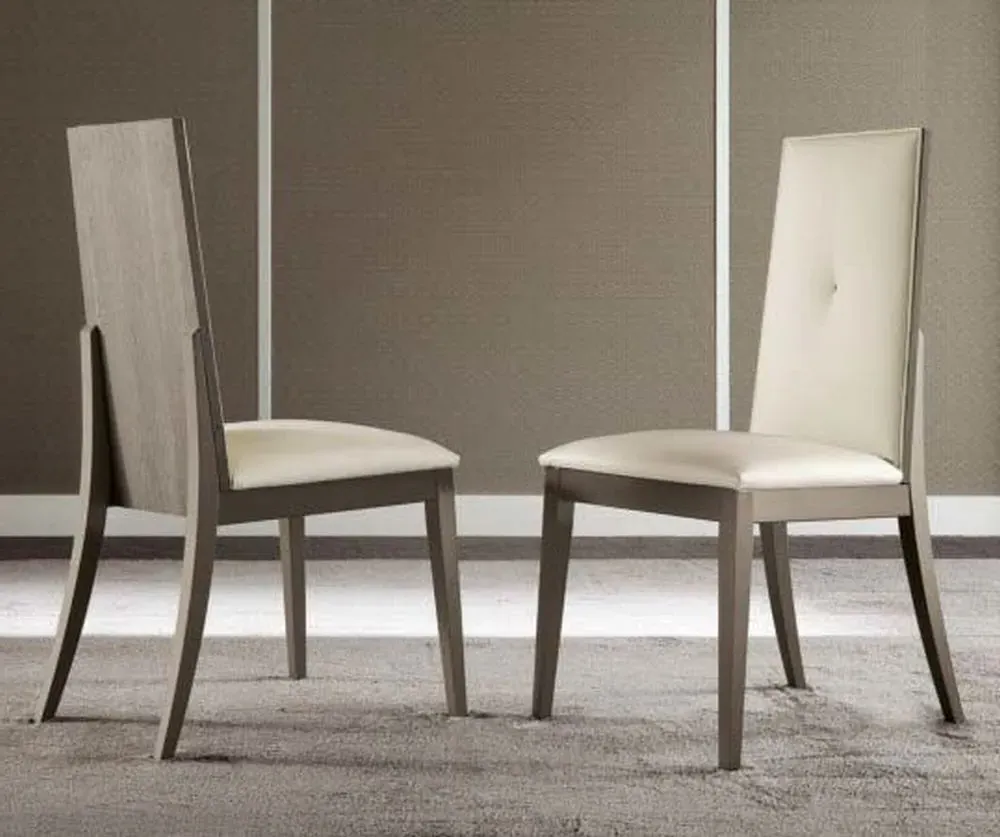 Tivoli Dining Chair - Grey, Fabric