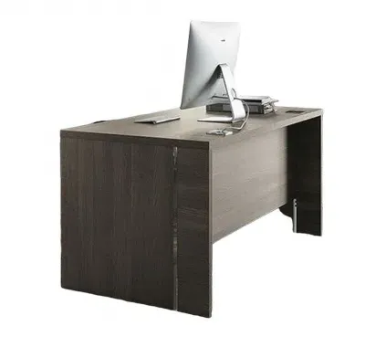 Tivoli Office Desk - Grey, Wood