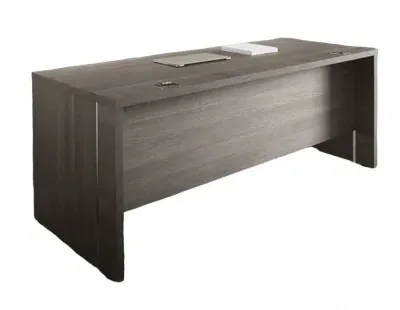 Tivoli Office Desk - Grey, Wood