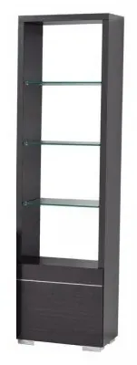 Versilia 1 Door Bookcase - LHF - Koto High Gloss image