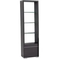 Versilia 1 Door Bookcase - RHF - Koto High Gloss