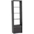 Versilia 1 Door Bookcase - RHF - Koto High Gloss