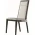 Versilia Dining Chair - Black, Faux Leather