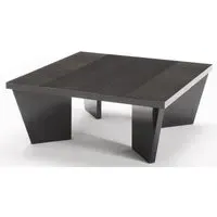 Versilia Square Coffee Table - Black, High Gloss