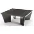 Versilia Square Coffee Table - Black, High Gloss