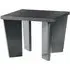 Versilia Square Lamp Table - Black, Koto High Gloss