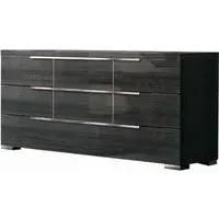 Versilia Wide Dresser - Black, High Gloss