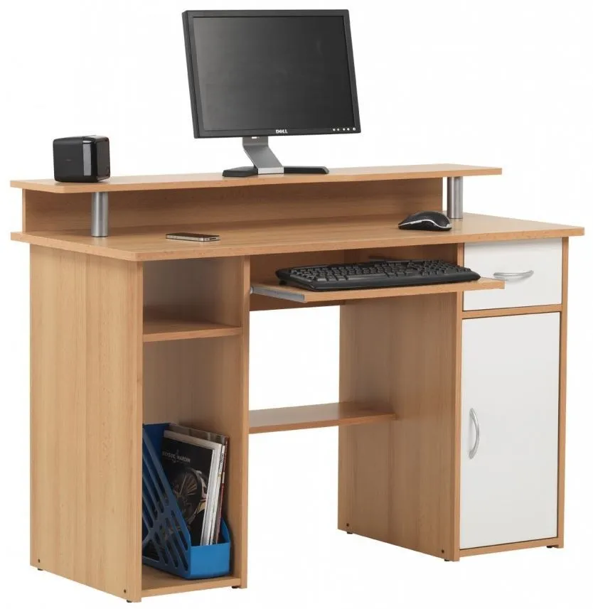 Alaska Computer Desk - Beech