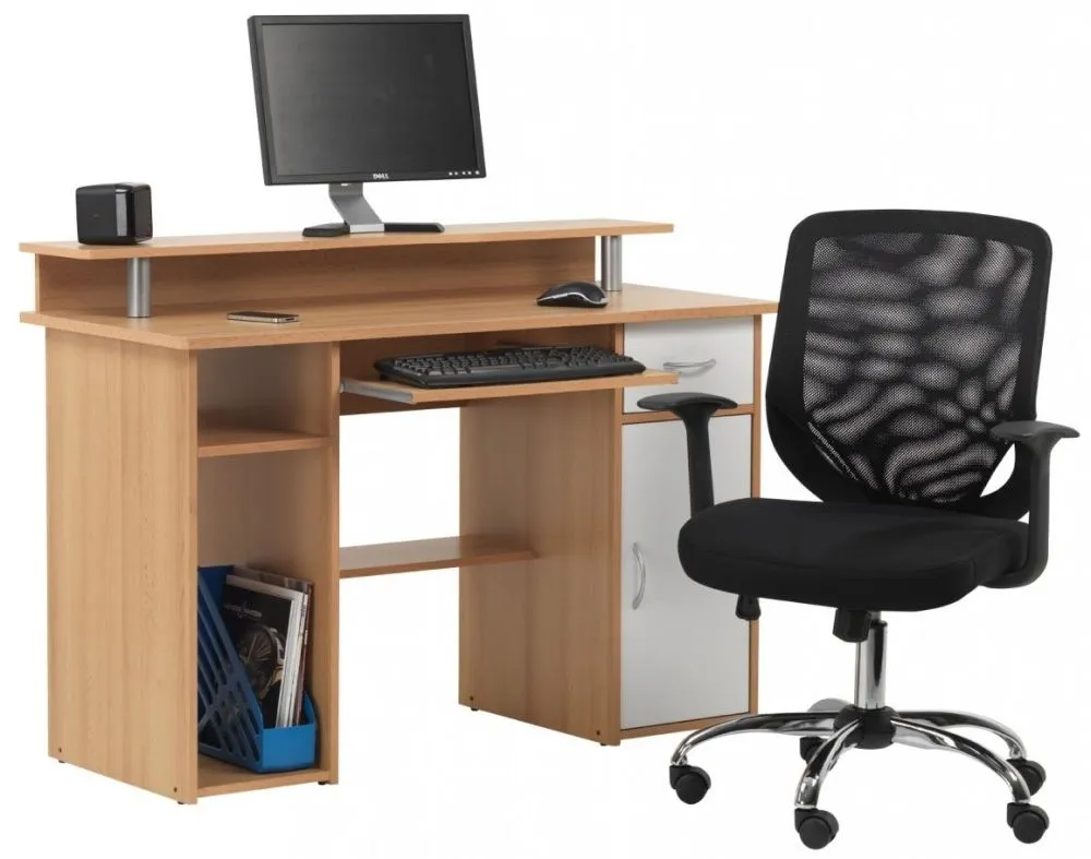 Alaska Computer Desk - Beech