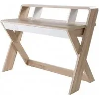 Ana Trestle Desk - Light Oak