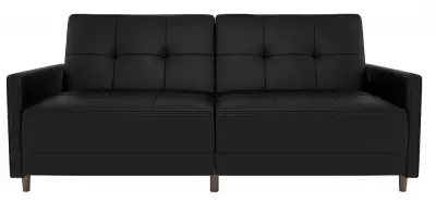 Anderson 2-Seater Sprung Sofa Bed - Black image