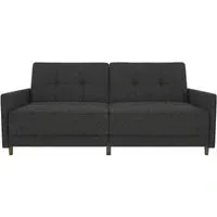 Anderson 2-Seater Sprung Sofa Bed - Grey, Linen