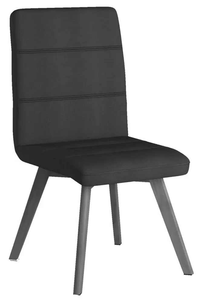 Athens Office Chair - Grey, Fabric