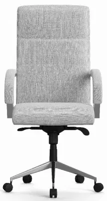 Ben Office Chair - Light Grey, Fabric image