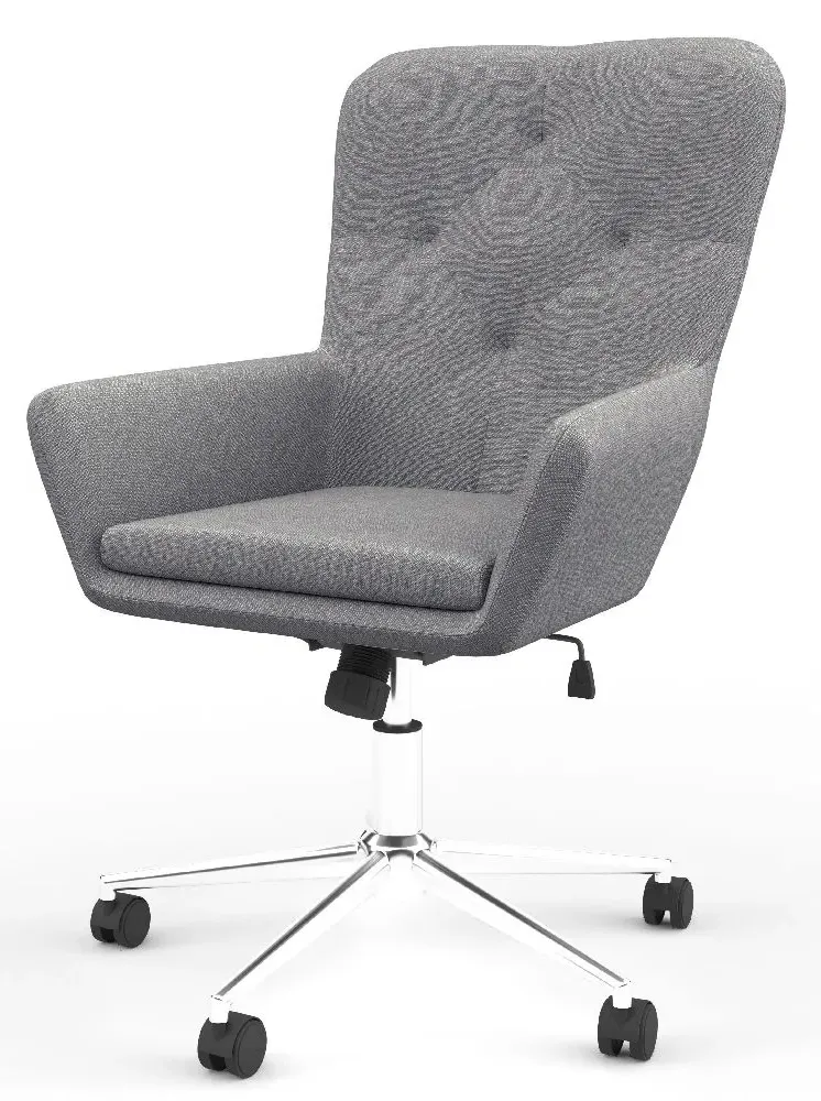 Benjamin Office Chair - Dark Grey, Fabric