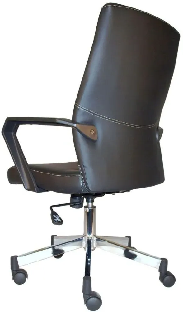 Brook Operator Desk Chair - Black, Faux Leather