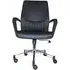 Brook Operator Desk Chair - Black, Faux Leather
