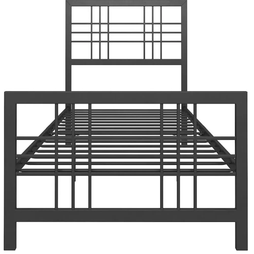 Brule Metal Bed Frame - Black