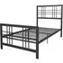 Brule Metal Bed Frame - Black