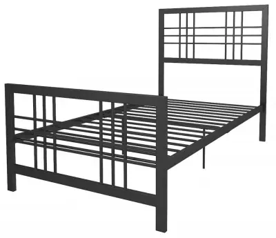 Brule Metal Bed Frame - Black image