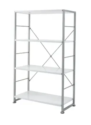 Cabell Office Bookshelf - White