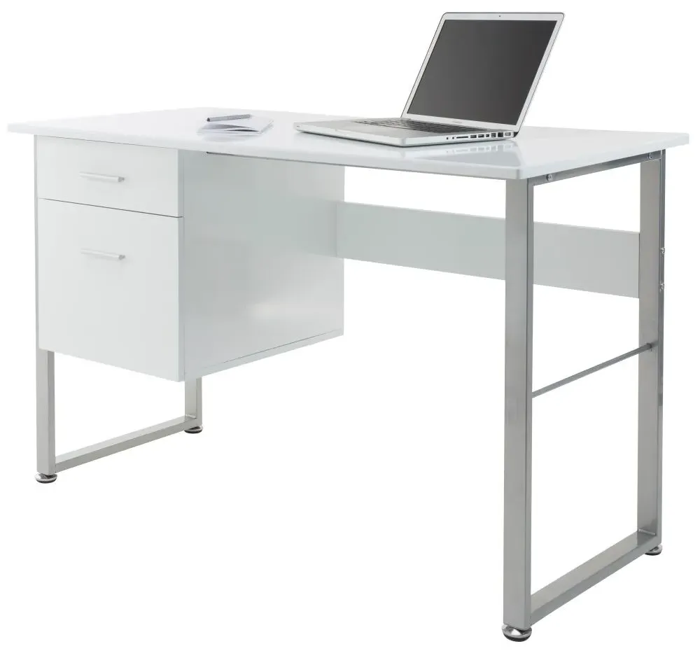 Cabell Office Desk - White