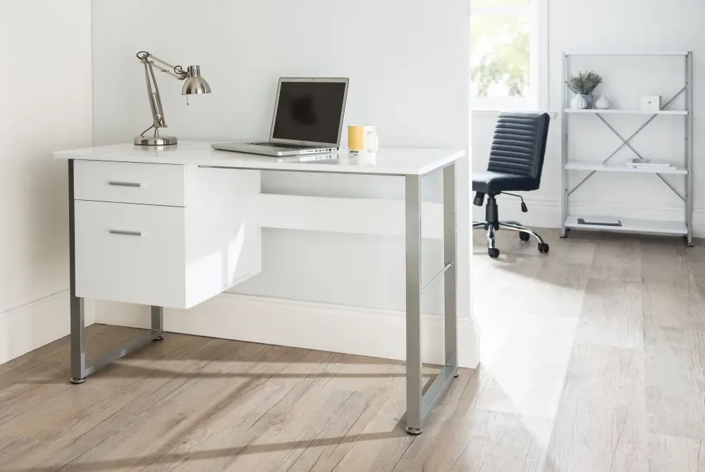 Cabell Office Desk - White
