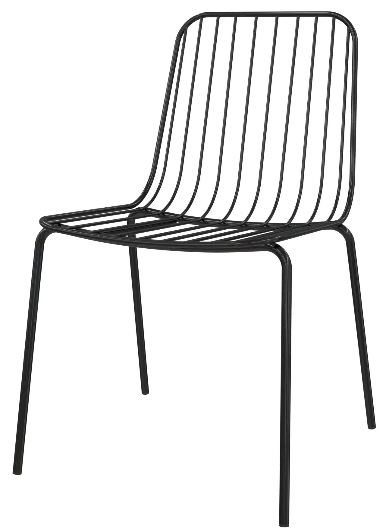 Cabo Metal Wire Dining Chair - Black