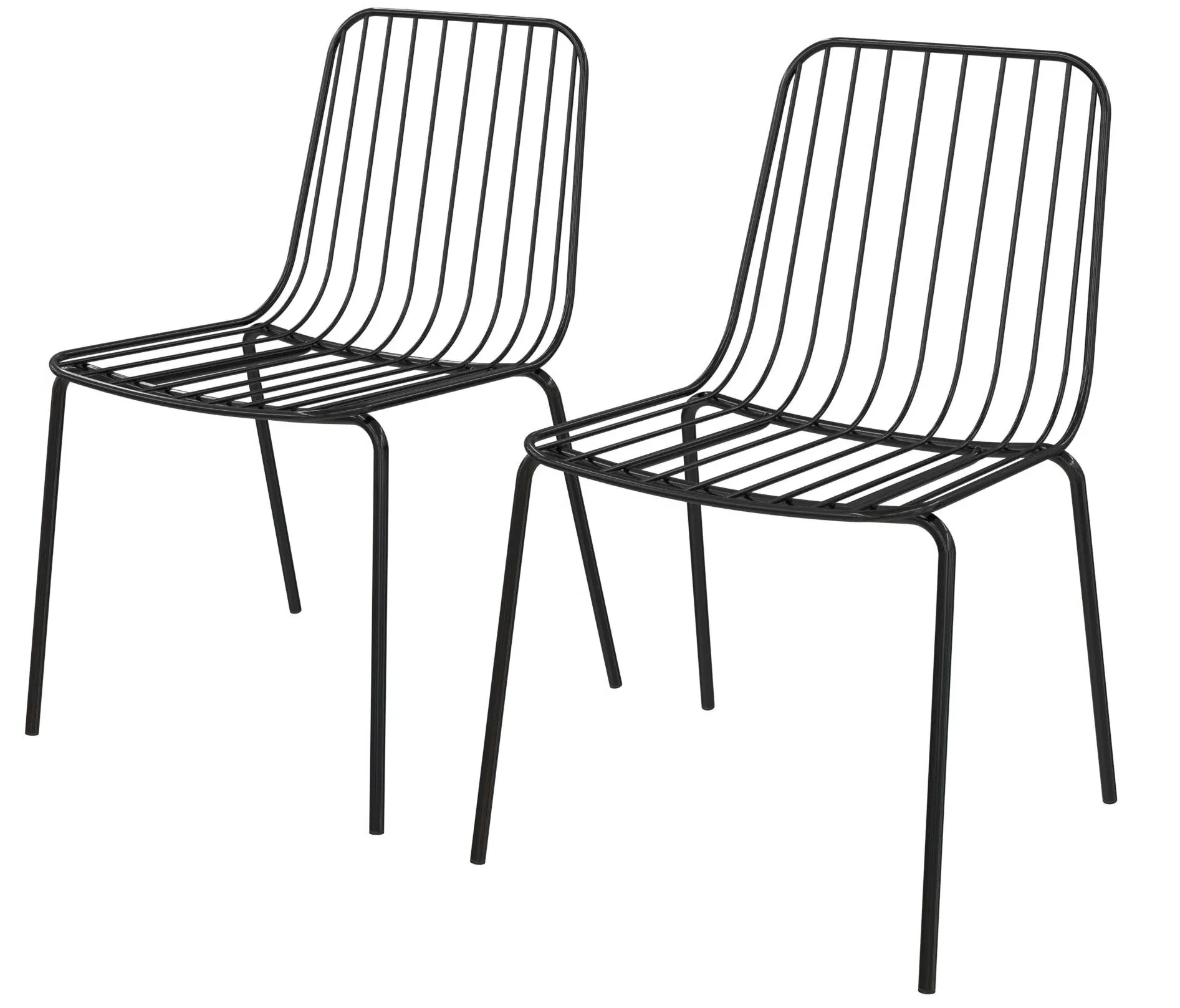 Cabo Metal Wire Dining Chair - Black