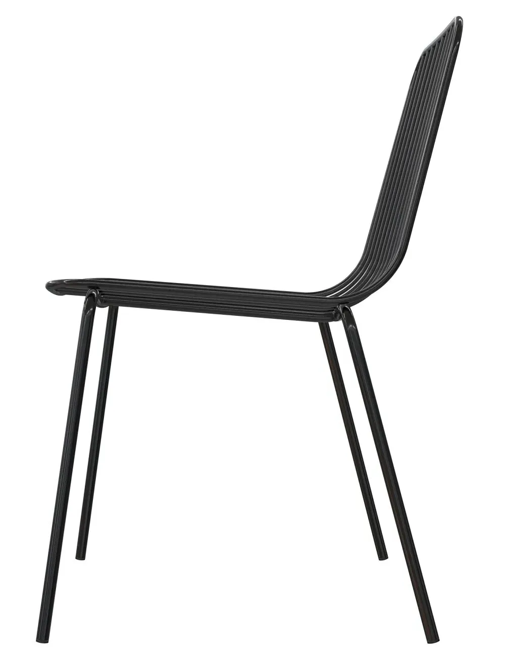 Cabo Metal Wire Dining Chair - Black